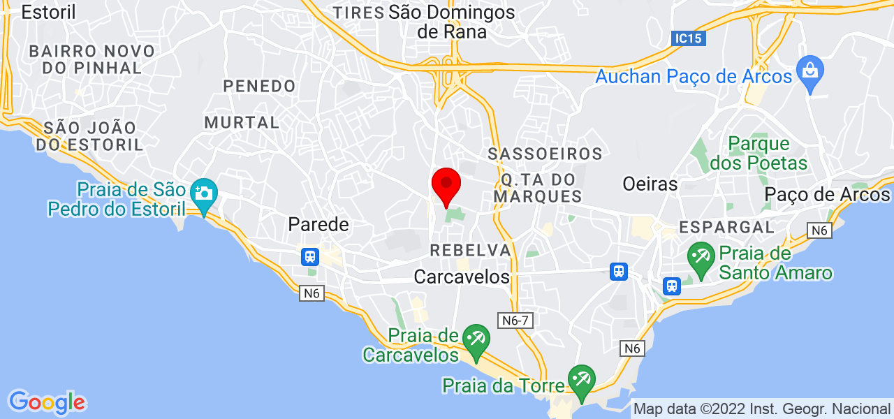 J Limpeza - Lisboa - Cascais - Mapa