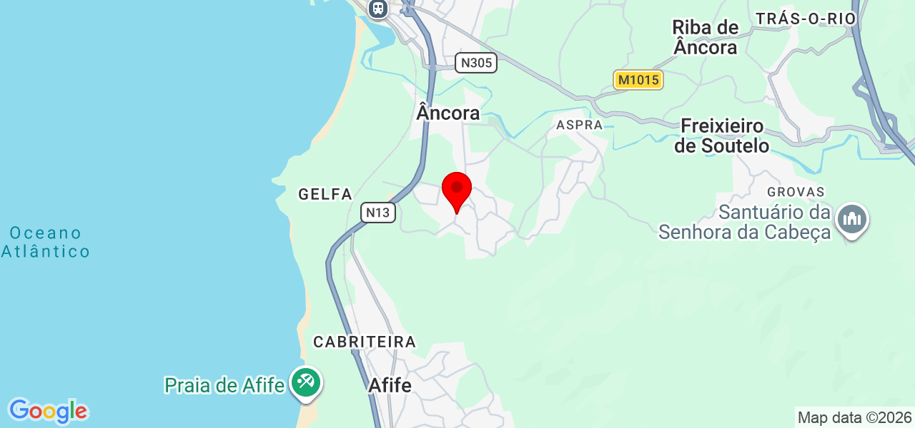 Zero Incêndio - Viana do Castelo - Caminha - Mapa