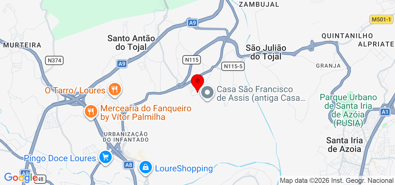 DM Assistência & Serviços - Lisboa - Loures - Karte