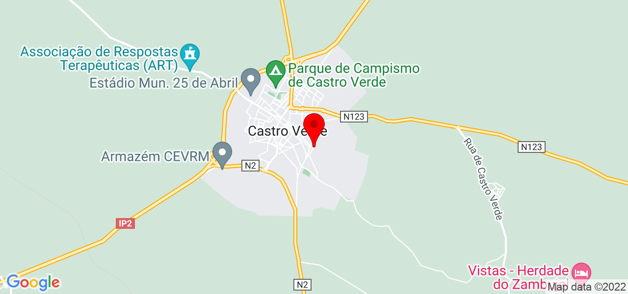 henrique garrido - Beja - Castro Verde - Mapa