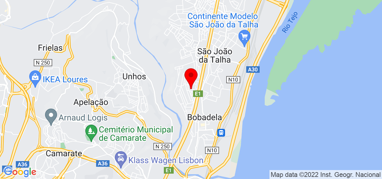 Marcolino Ab&iacute;lio Neves - Lisboa - Loures - Mapa