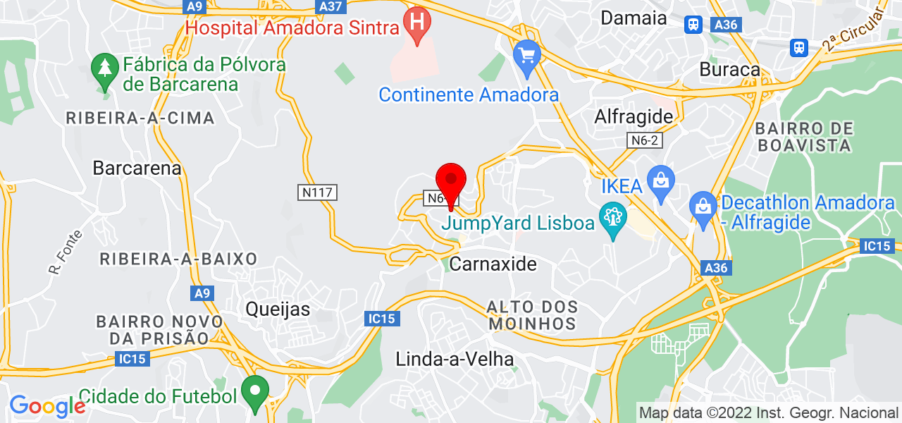 MuseMotion - Lisboa - Oeiras - Mapa