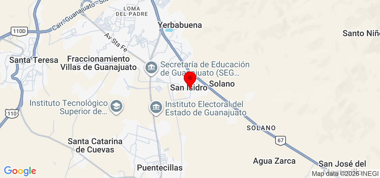 ARANTXA238 - Guanajuato - Guanajuato - Map
