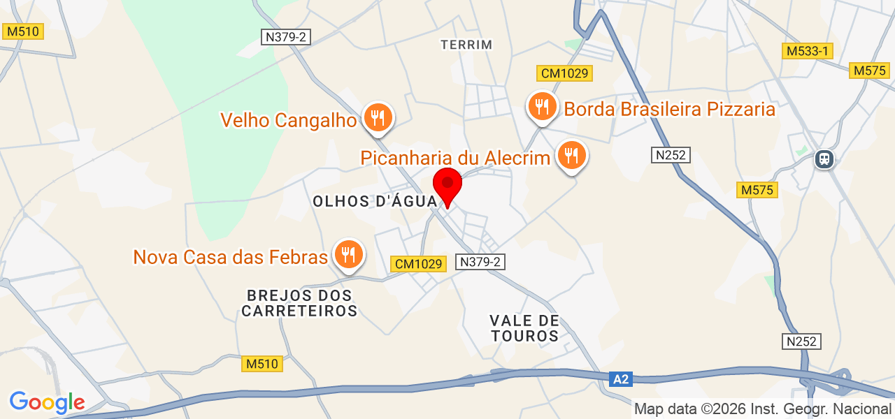 Ábner Lucas - Setúbal - Palmela - Mapa