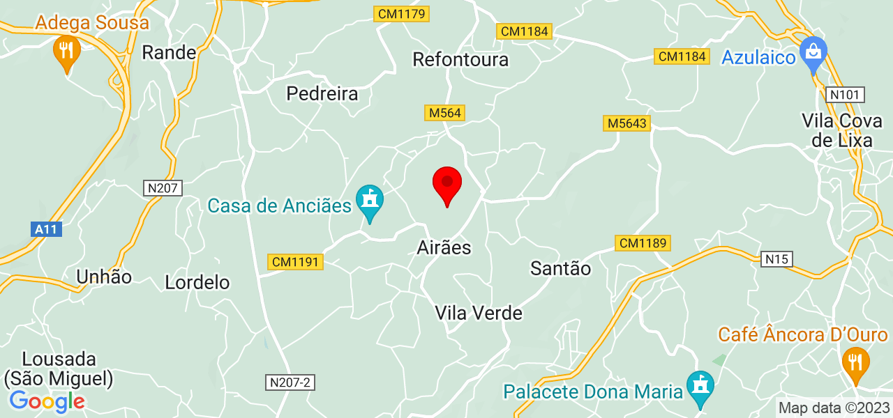 Ana Rita Costa - Porto - Felgueiras - Mapa