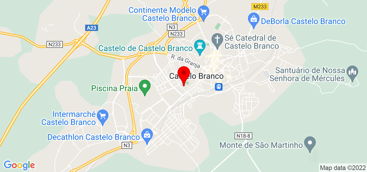 Fluxo Din&acirc;mico - Castelo Branco - Castelo Branco - Mapa