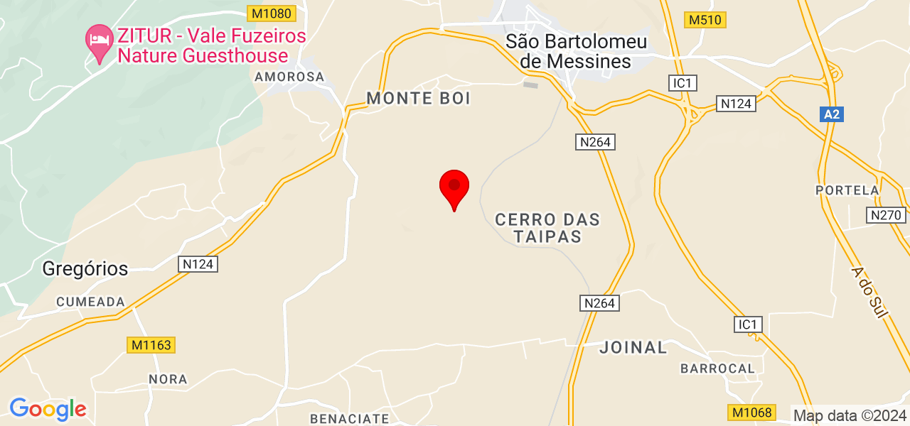 Cavalcanti - Faro - Silves - Map