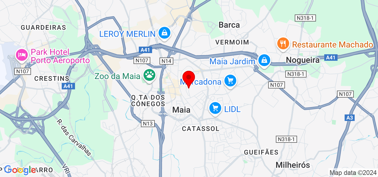 Passos serviços - Porto - Maia - Map