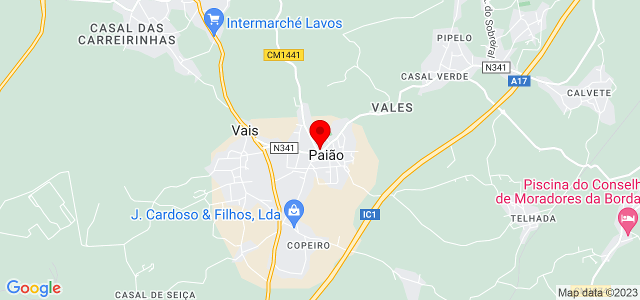 Luciana - Coimbra - Figueira da Foz - Mapa