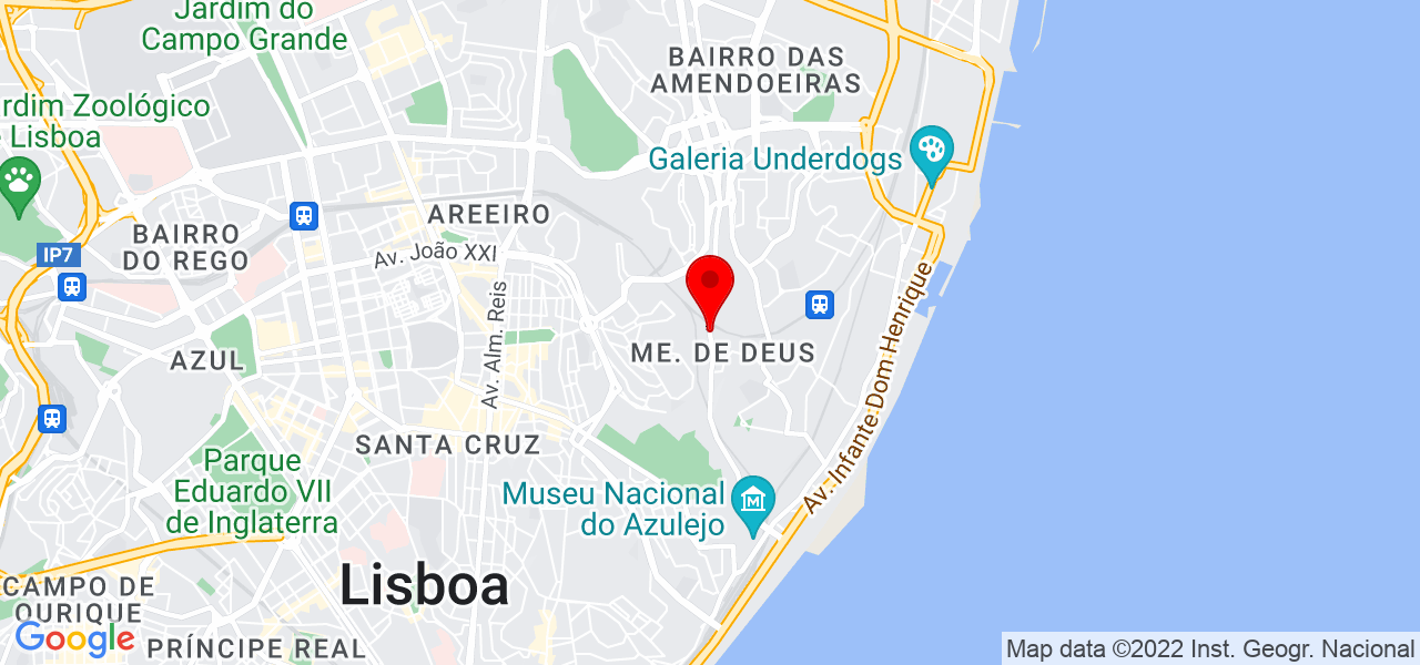 J. Izaguirre - Lisboa - Lisboa - Mapa