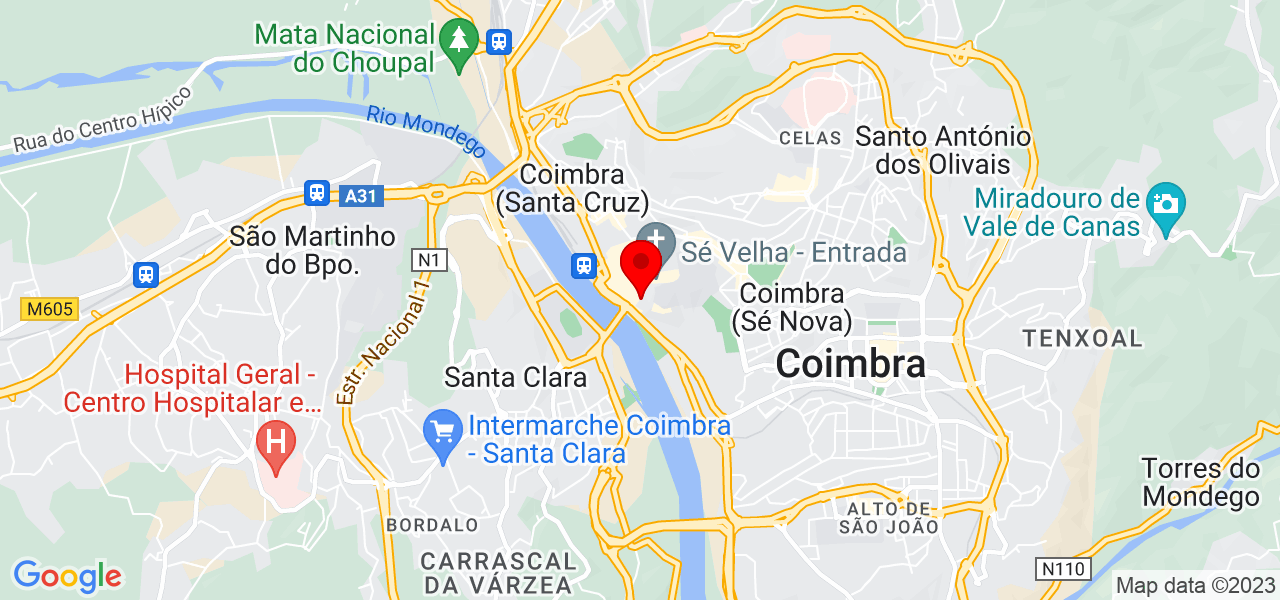 Odin freitas - Coimbra - Coimbra - Mapa