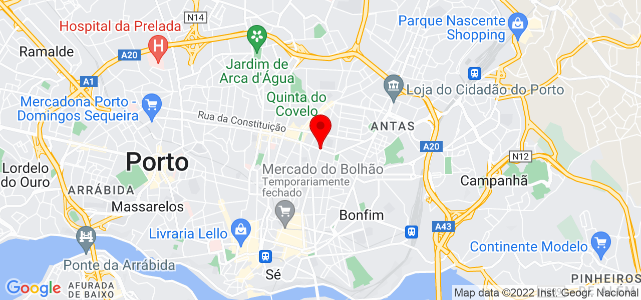 Apoyo a personas - Porto - Porto - Mapa