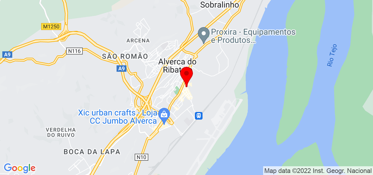 Junior Limah - Lisboa - Vila Franca de Xira - Mapa