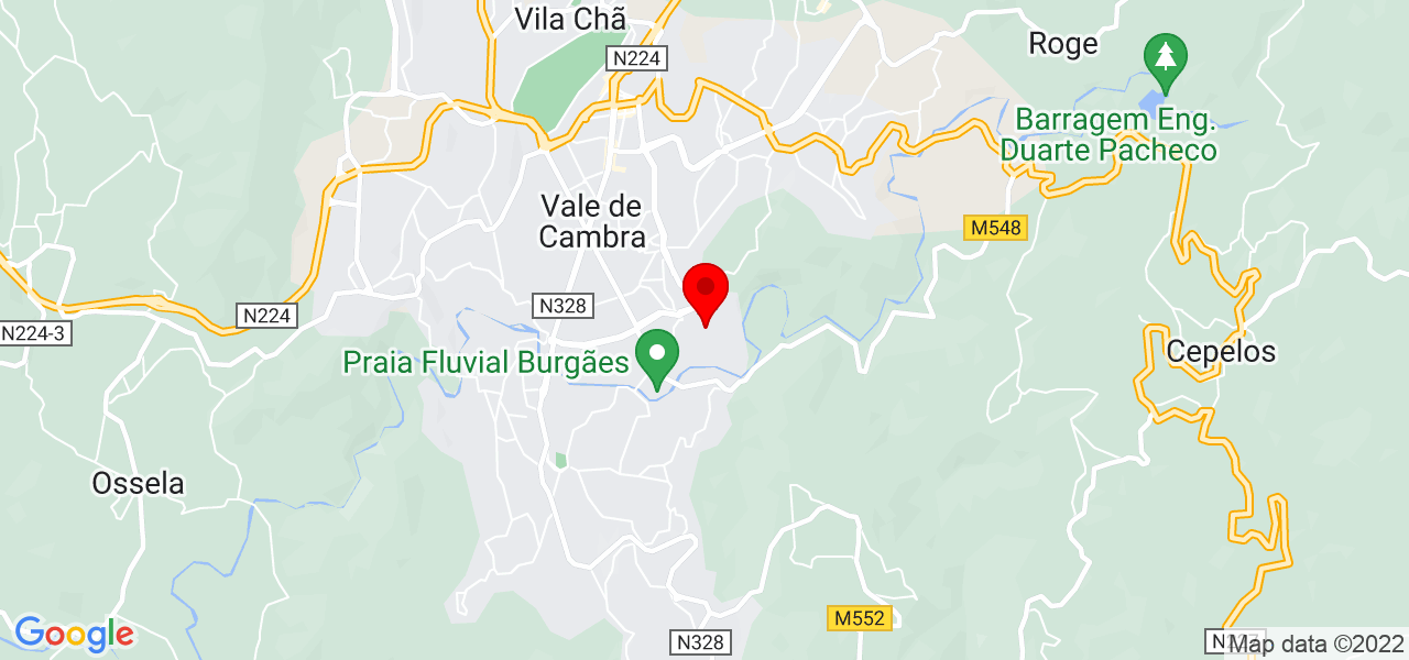 Marisa - Aveiro - Vale de Cambra - Mapa