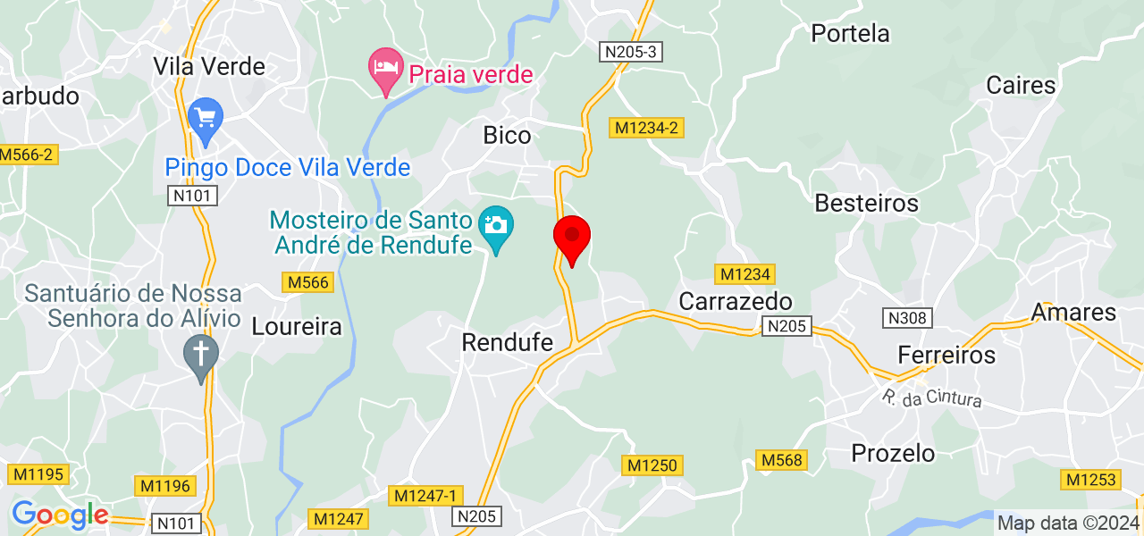 Pedro Dias - Braga - Amares - Mapa