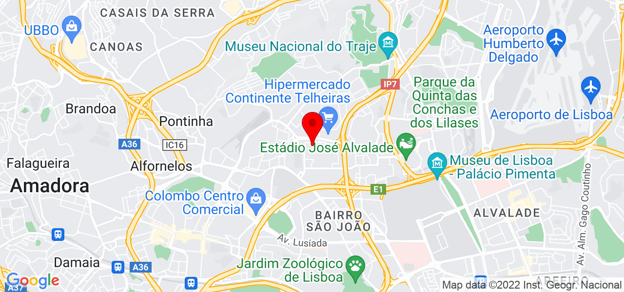 Diogo Moniz - Lisboa - Lisboa - Mapa