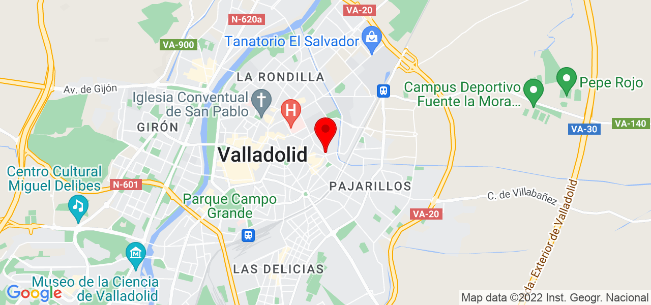 Daniel Olmos fotograf&iacute;a - Castilla y León - Valladolid - Mapa