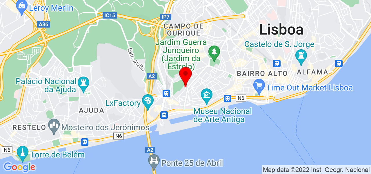 Jesus - Lisboa - Lisboa - Mapa