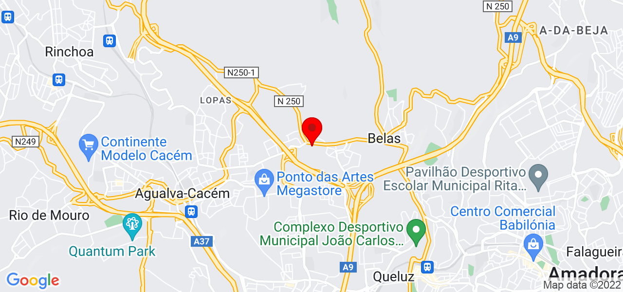 Bruna Rosa - Lisboa - Sintra - Mapa