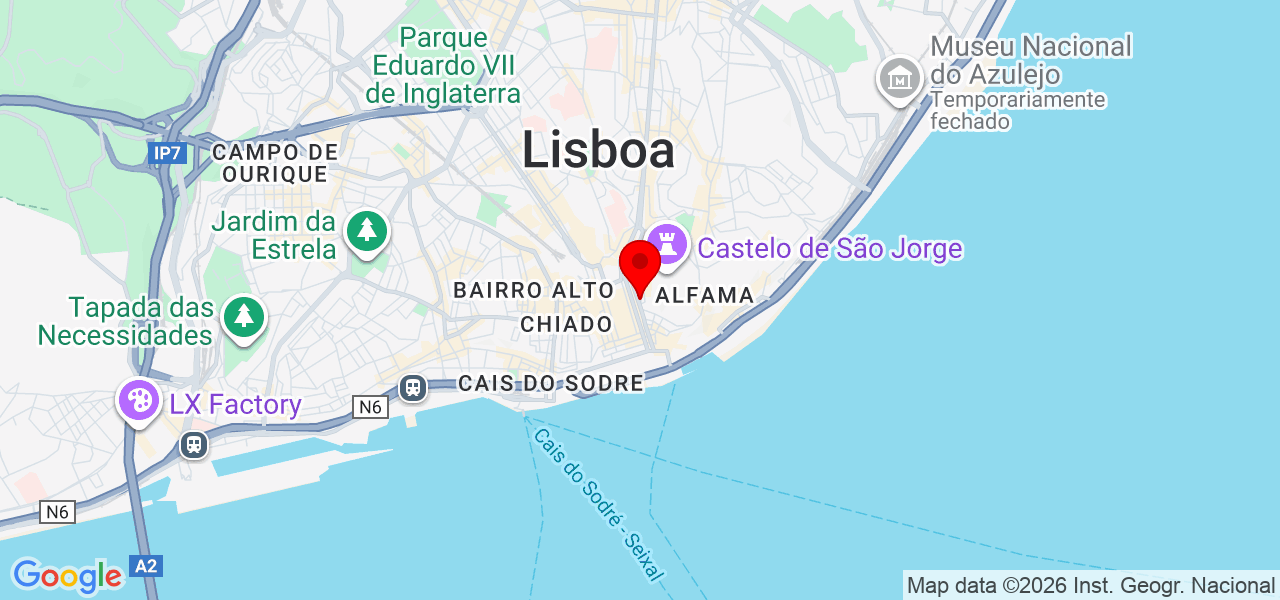 Guilhermo Gómez Arango - Lisboa - Lisboa - Karte