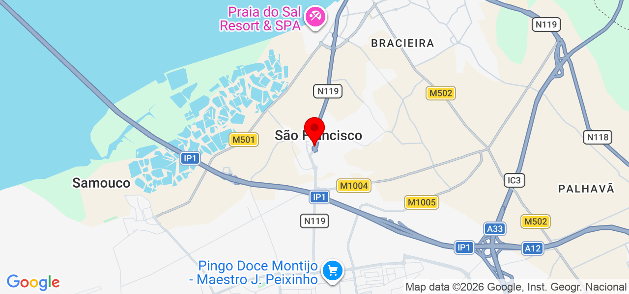 Vesta Remodela&ccedil;&otilde;es &amp; Piscinas - Setúbal - Alcochete - Map