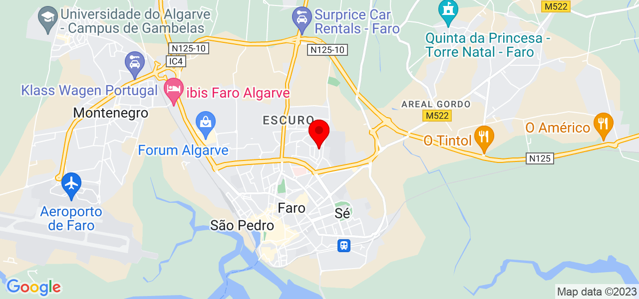 Filipa Barata - Faro - Faro - Mapa