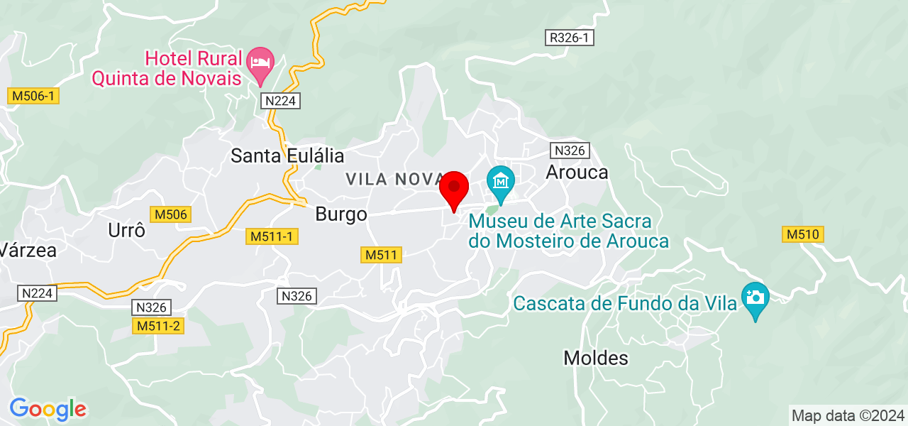 Maria Noites - Aveiro - Arouca - Mapa