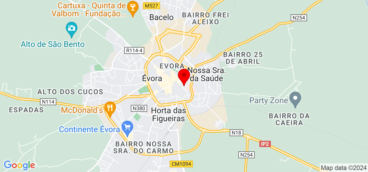 xaninha florista - Évora - Évora - Mapa