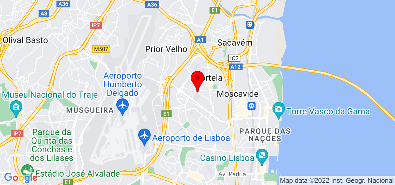 Luis Filipe dos Santos Rodrigues - Lisboa - Lisboa - Mapa