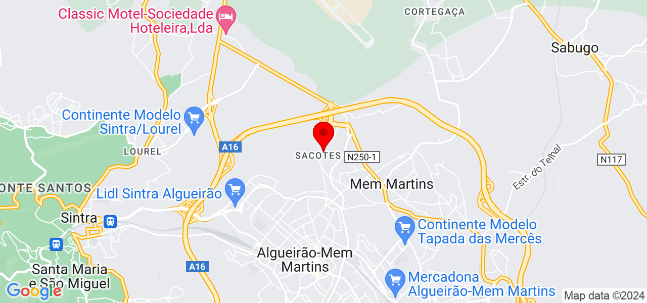 Creative Cats - Lisboa - Sintra - Mapa