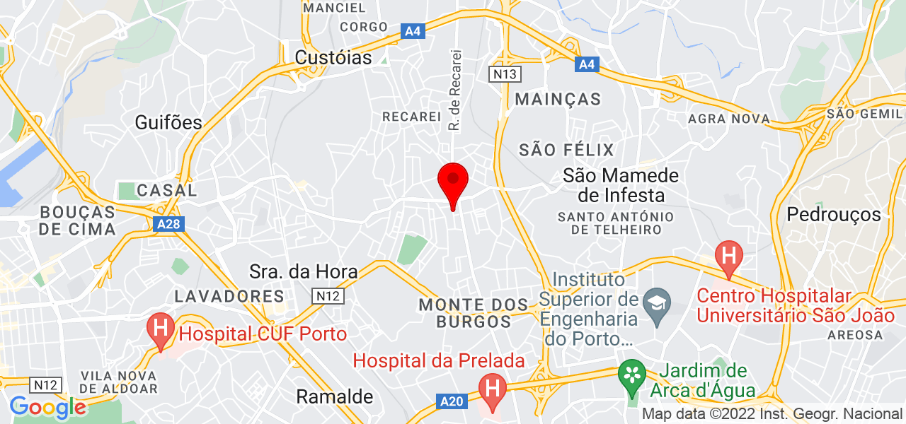 Francisco Coelho Lima - Porto - Matosinhos - Mapa