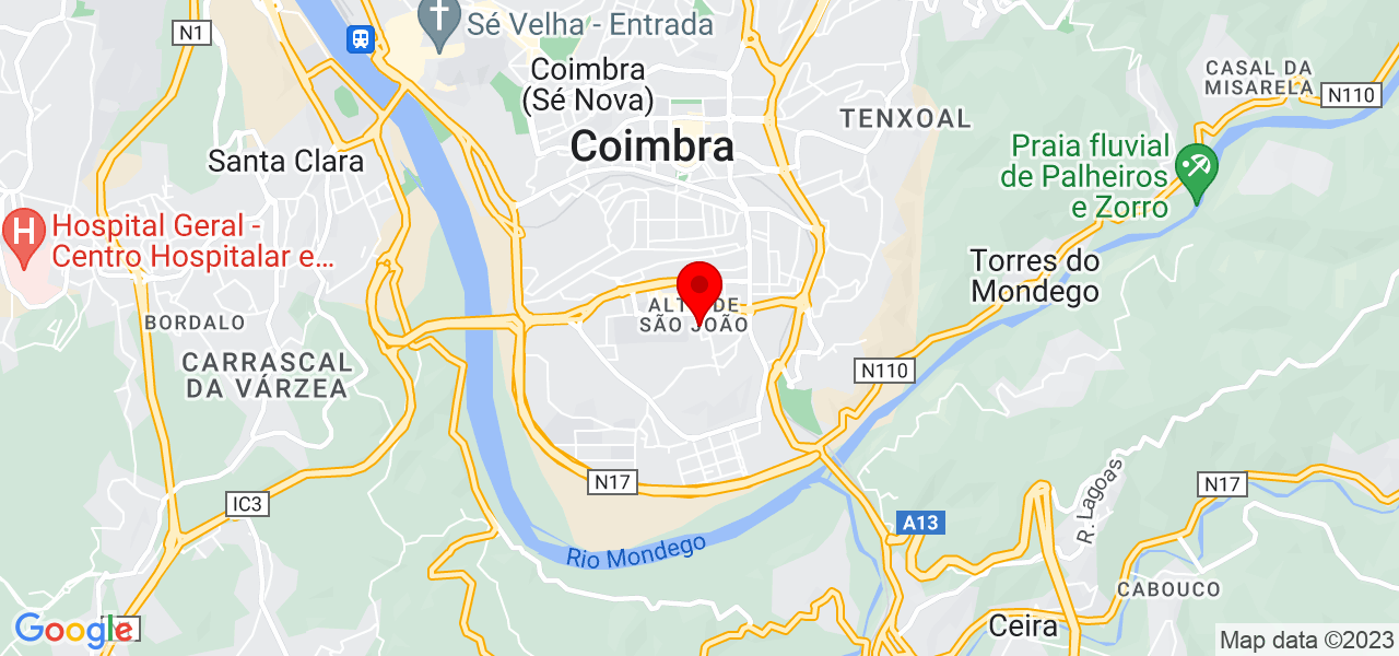 ANA DOURADO.ARQUITETA - Coimbra - Coimbra - Mapa