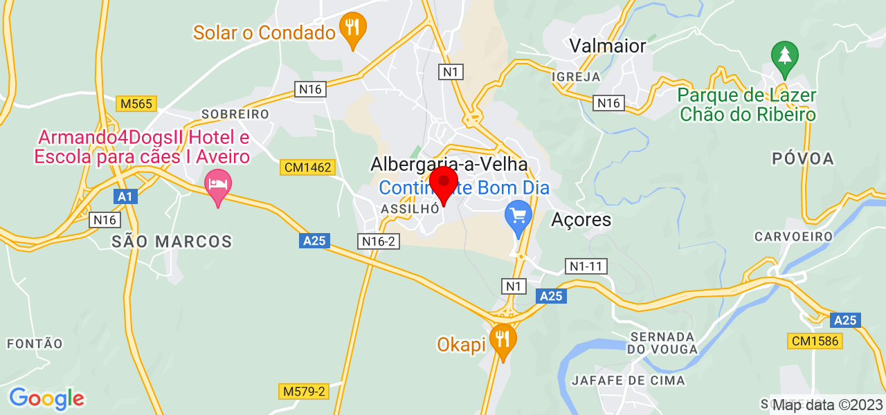 Bruno Marketeer - Aveiro - Albergaria-a-Velha - Mapa