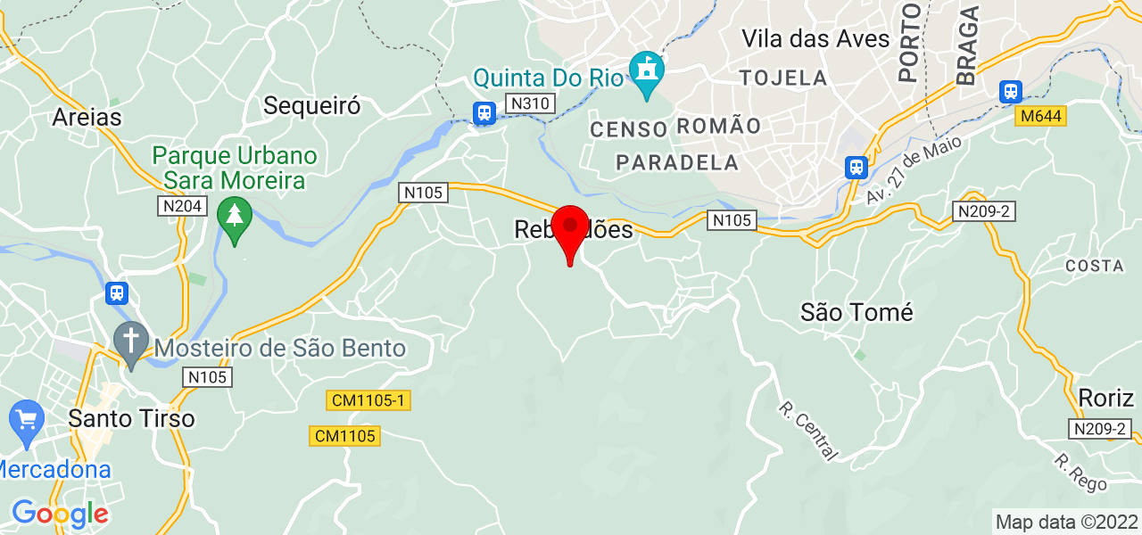 Martinez CPE - Porto - Santo Tirso - Map