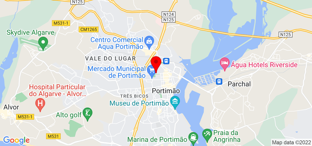 Micael Santos - Faro - Portimão - Mapa