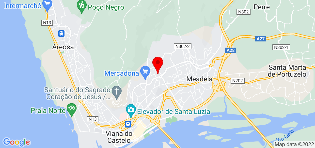 Patr&iacute;cia Lima - Viana do Castelo - Viana do Castelo - Mapa