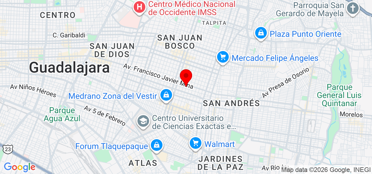 Dr. Teobaldo FLores - Médido Homeópata en Guadalajara - Jalisco - Guadalajara - Map