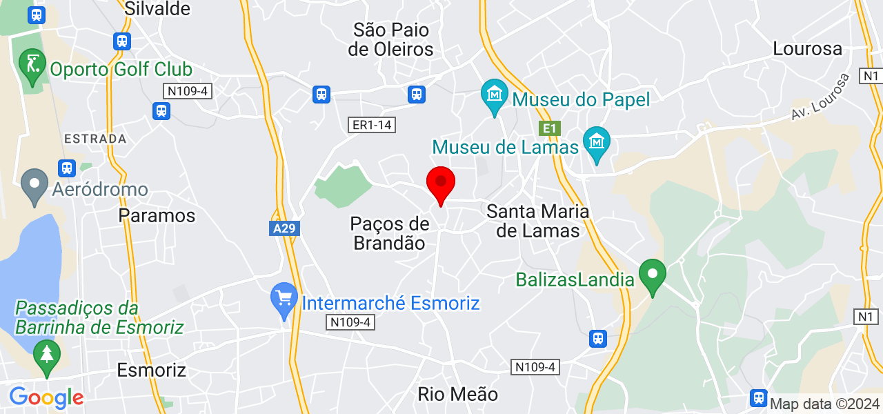 Ana Sofia - Aveiro - Santa Maria da Feira - Mapa