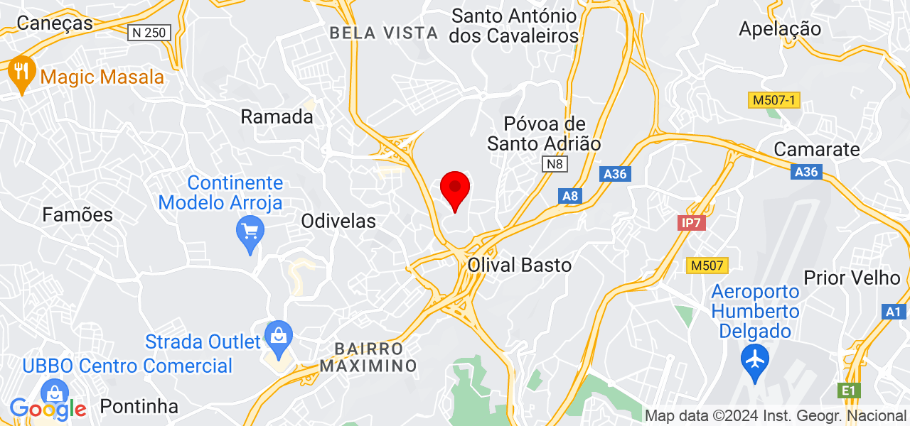 D&eacute;payser Interiores - Lisboa - Odivelas - Mapa