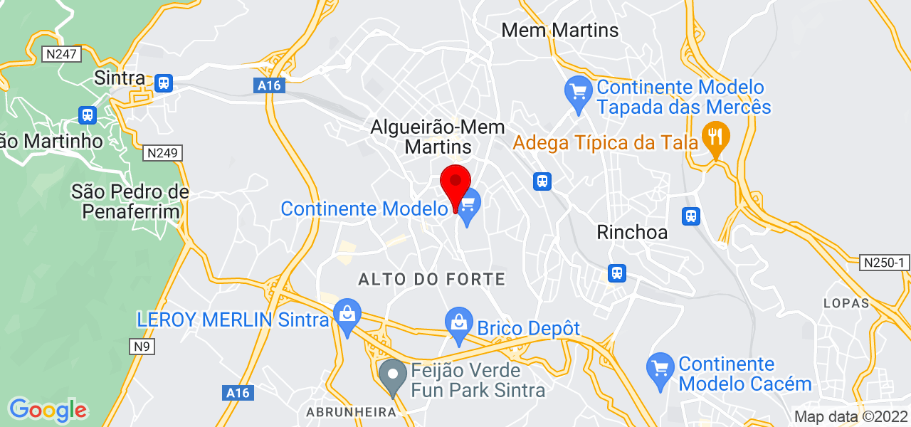 Fredericco - Alinhamento & Essência - Lisboa - Sintra - Map