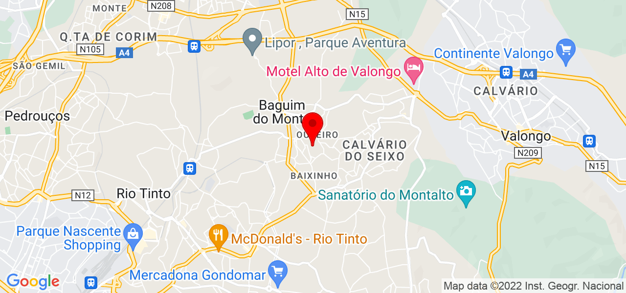 Rui Magro - Porto - Gondomar - Mapa
