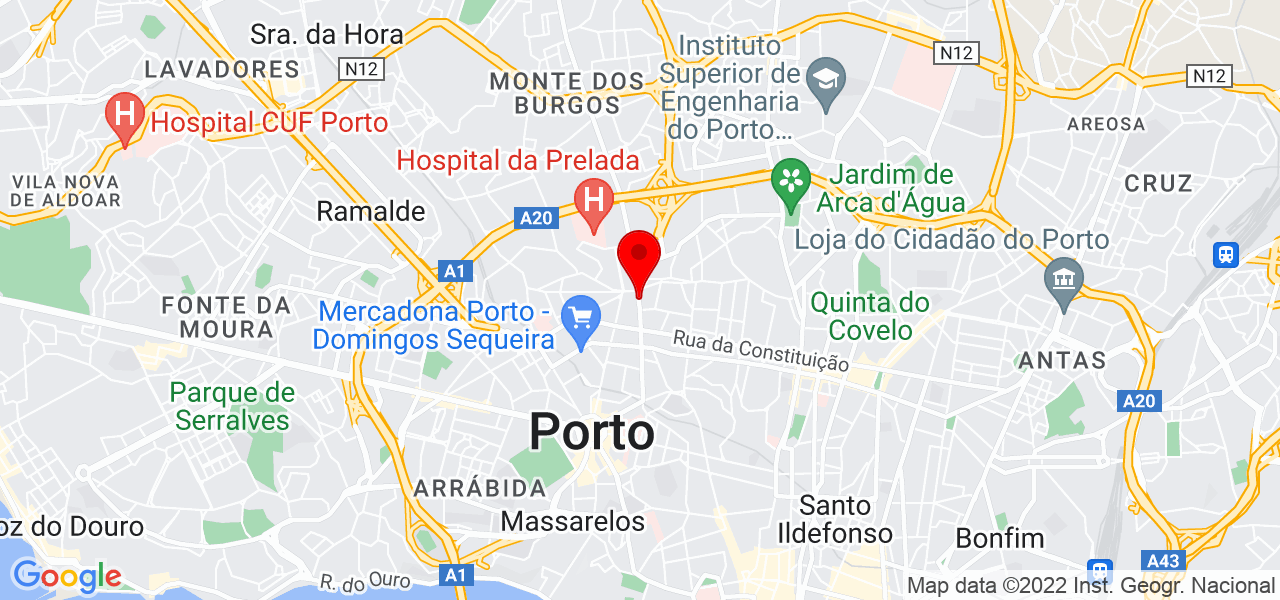 Arcanjo´s Prestação de Serviços - Porto - Porto - Map