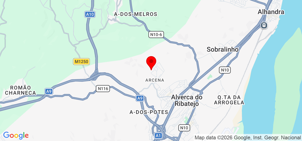 Jo&atilde;o - Lisboa - Vila Franca de Xira - Mapa