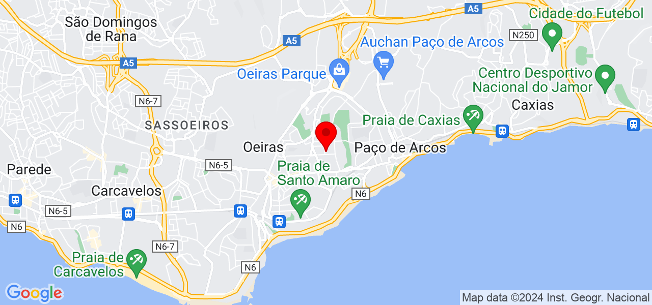 Virgínia - Lisboa - Oeiras - Karte