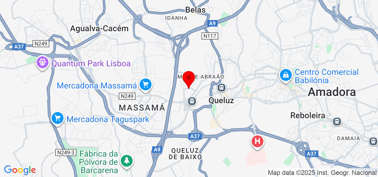DINALIS SERVI&Ccedil;OS DE LIMPEZA ESPECIALIZADA - Lisboa - Sintra - Mapa