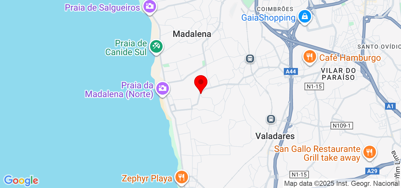 Conceição - Porto - Vila Nova de Gaia - Mapa