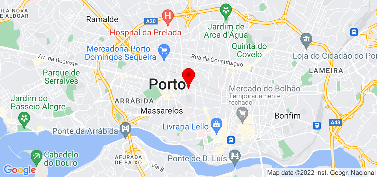 Lu&iacute;s Magalh&atilde;es - Porto - Maia - Mapa