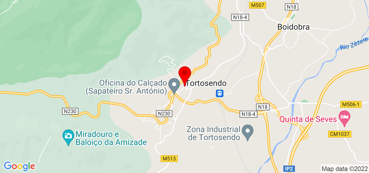 Patr&iacute;cia - Castelo Branco - Covilhã - Mapa