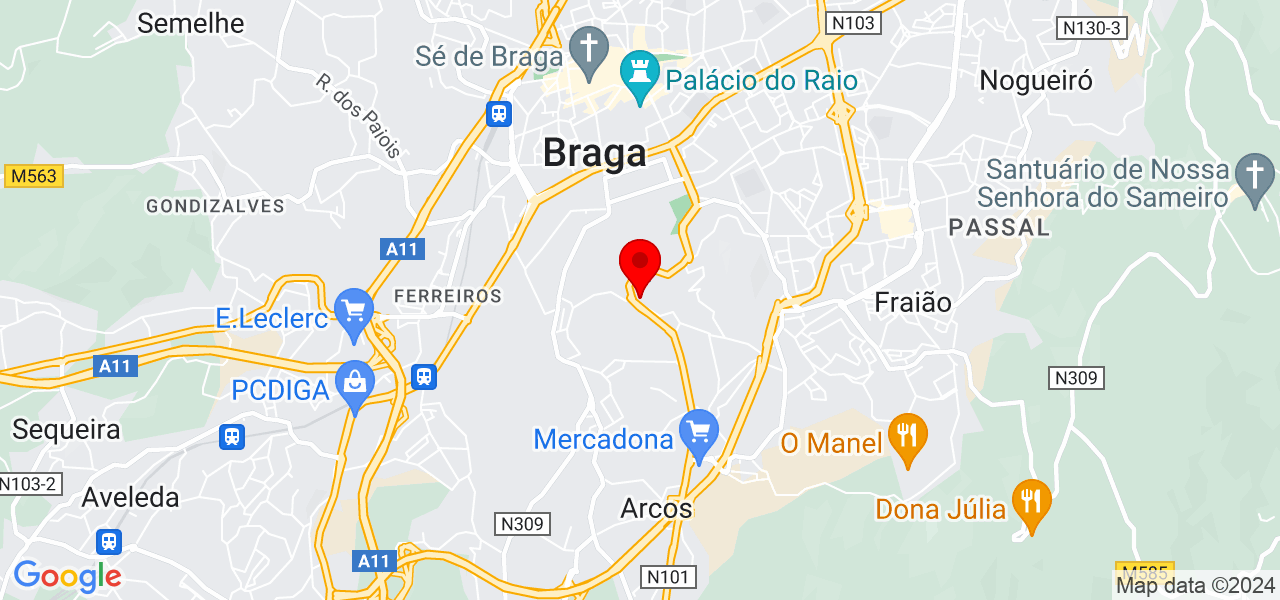 Hildebrando - Braga - Braga - Mapa