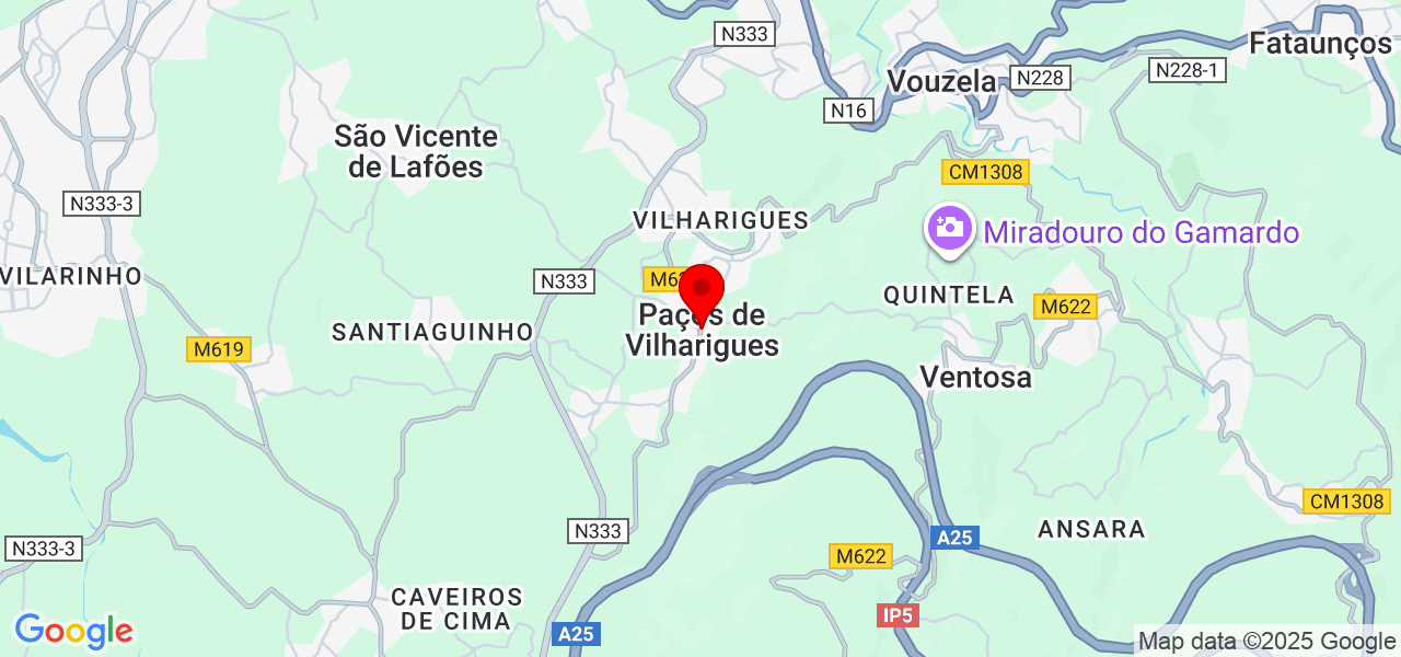 João Bica - Viseu - Vouzela - Map